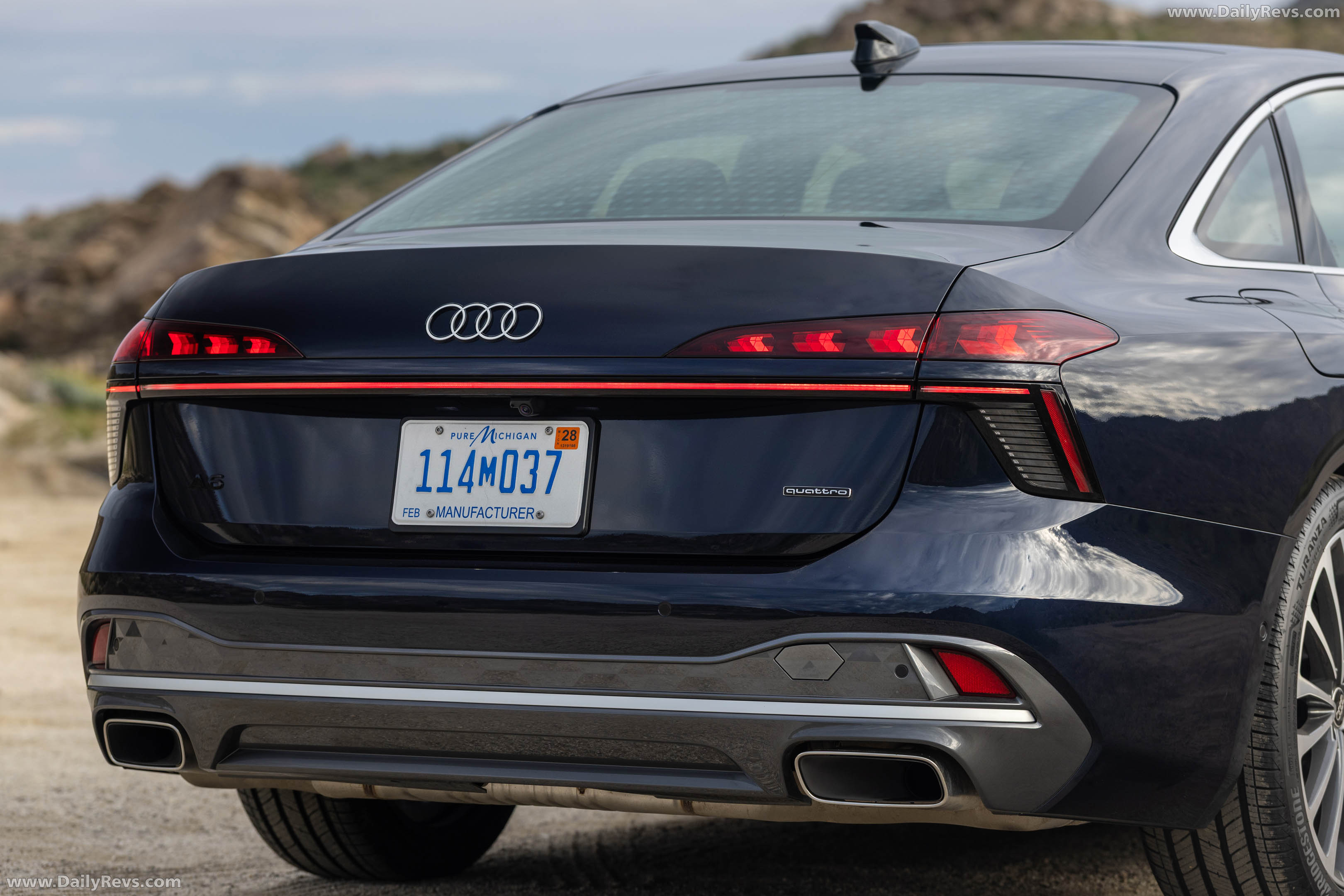 2026 Audi A6 TFSI Sedan C9 Firmament Blue Exterior