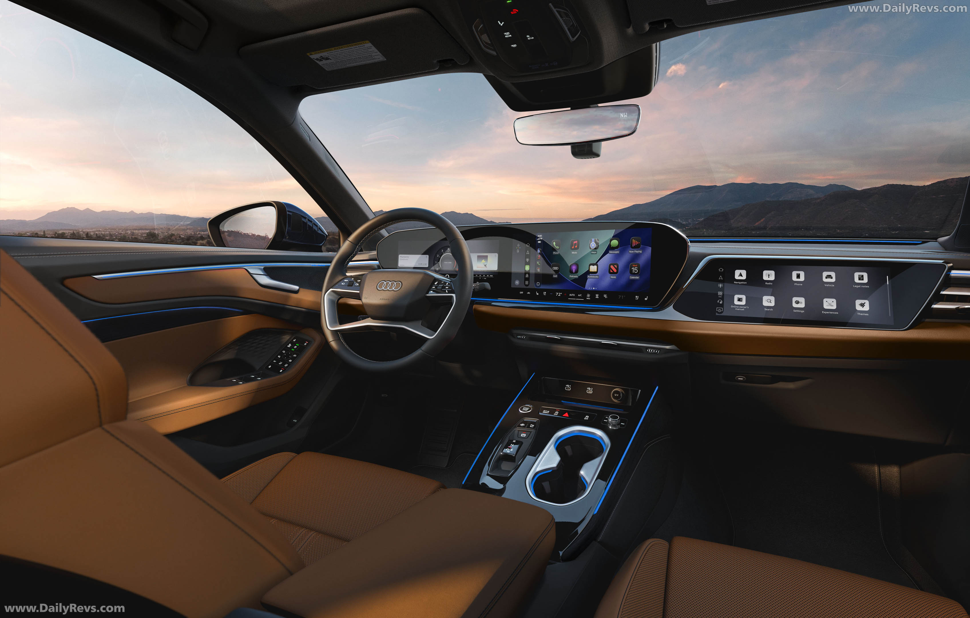 2026 Audi A6 TFSI Sedan C9 Firmament Blue Interior