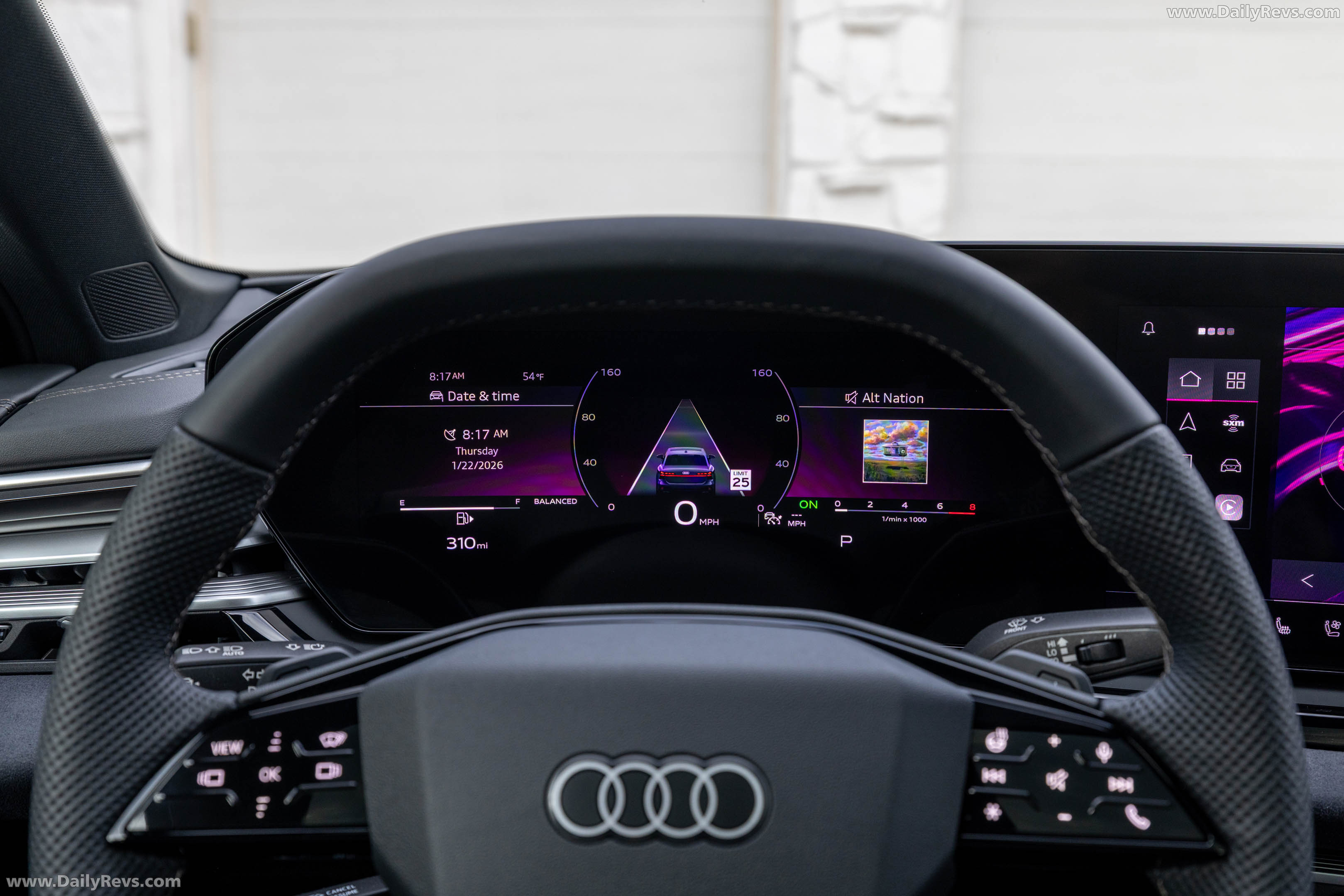 2026 Audi A6 TFSI Sedan C9 Firmament Blue Interior