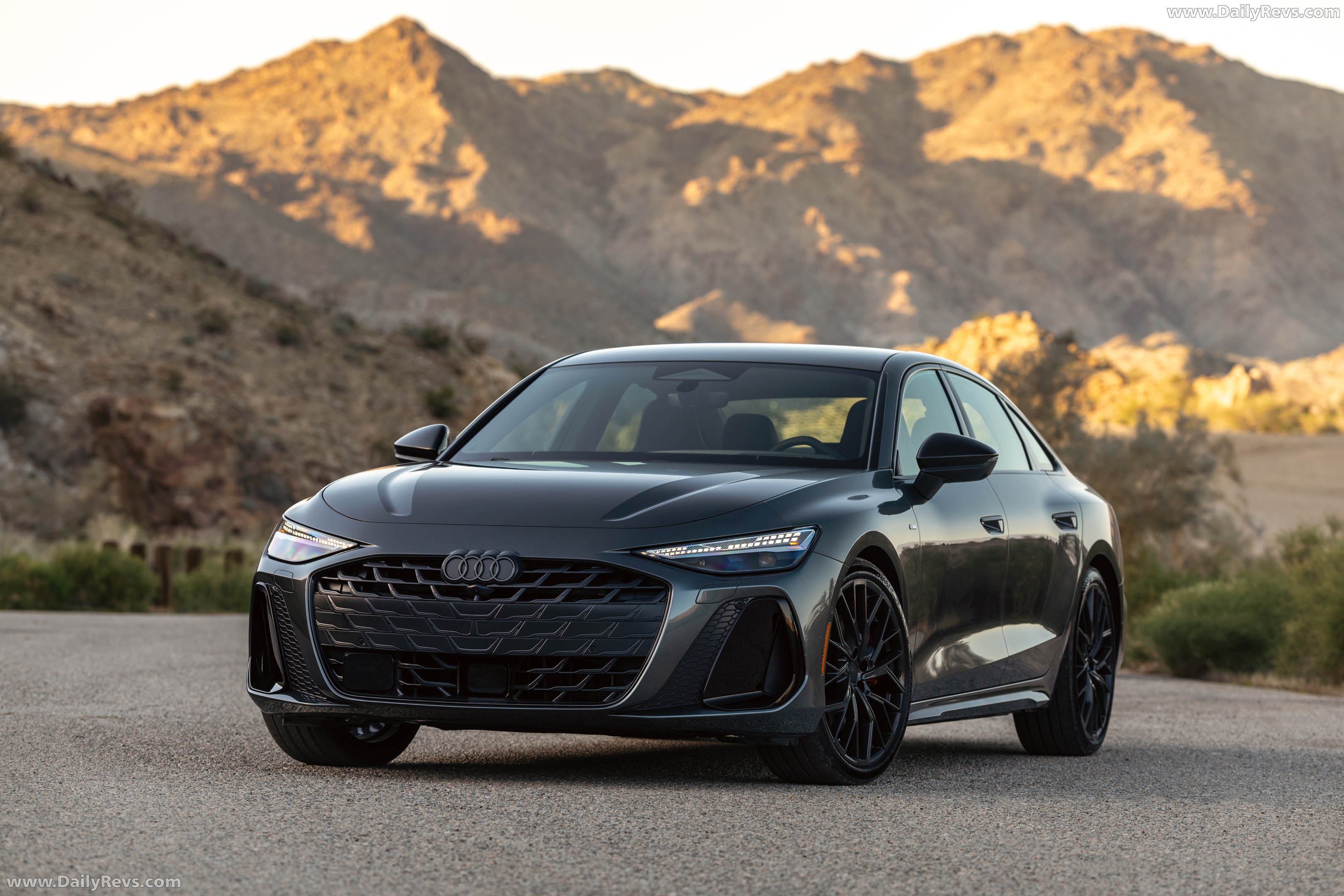 2026 Audi A6 TFSI Sedan C9 Daytona Grey Front View