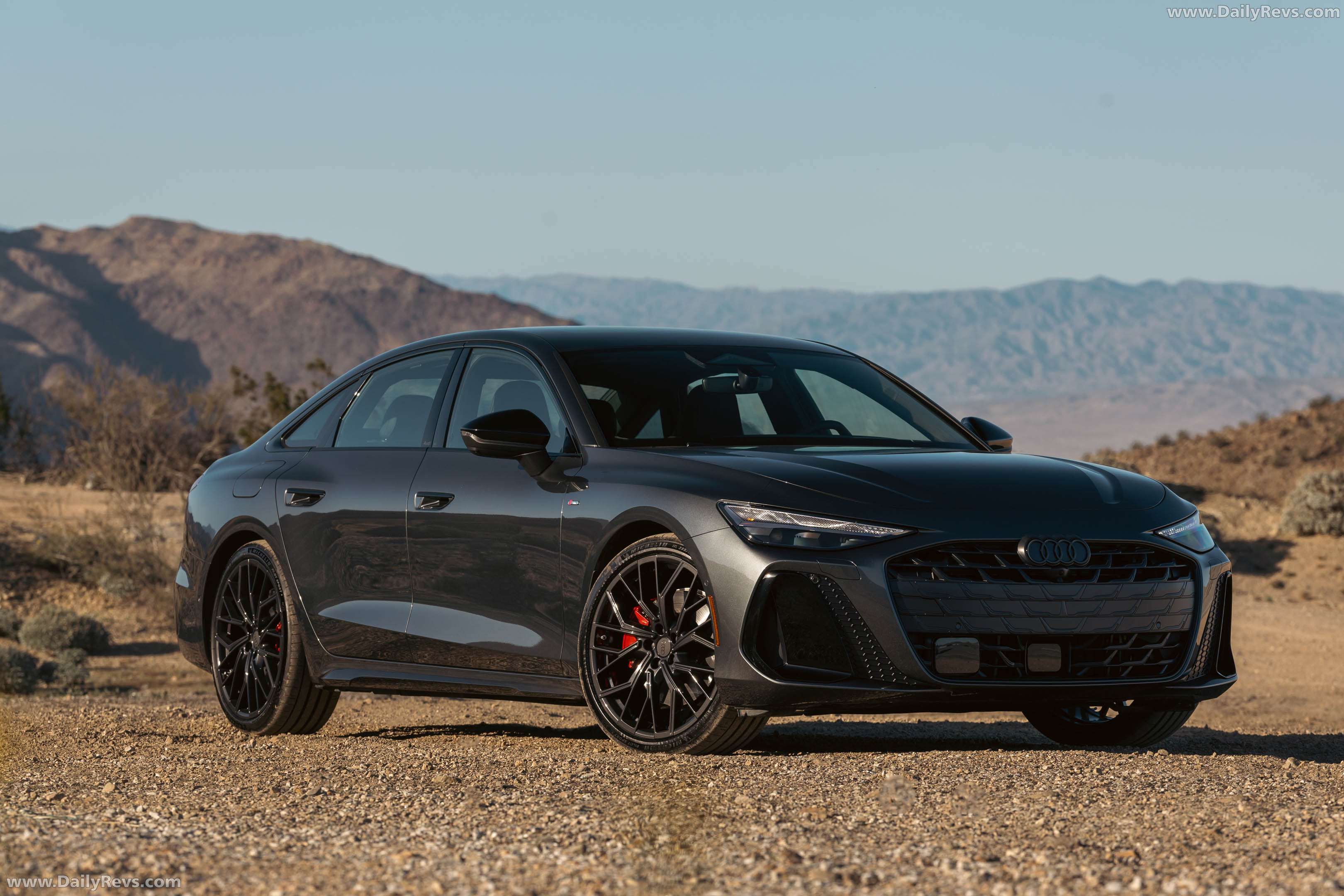 2026 Audi A6 TFSI Sedan C9 Daytona Grey Front View