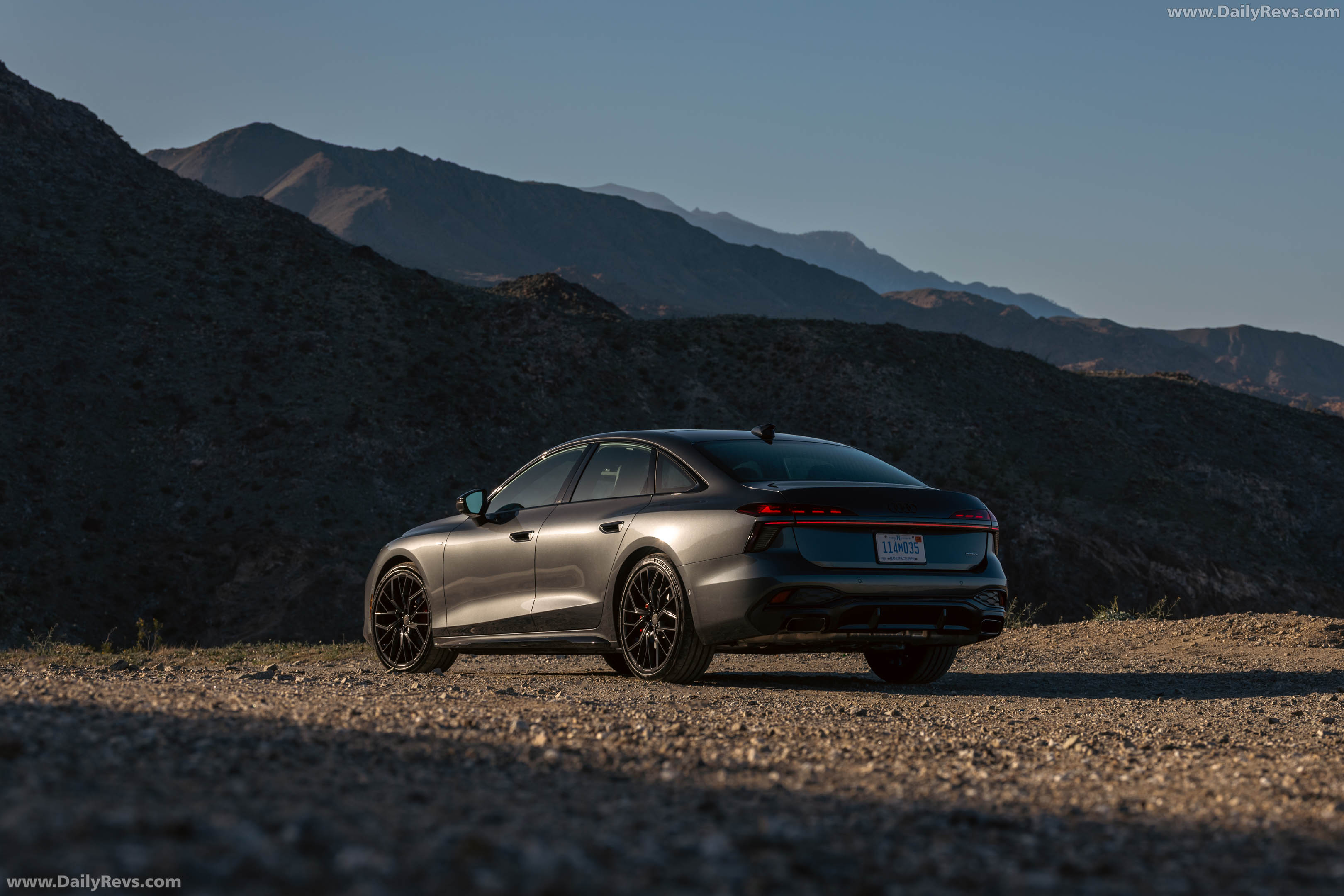 2026 Audi A6 TFSI Sedan C9 Daytona Grey Rear View
