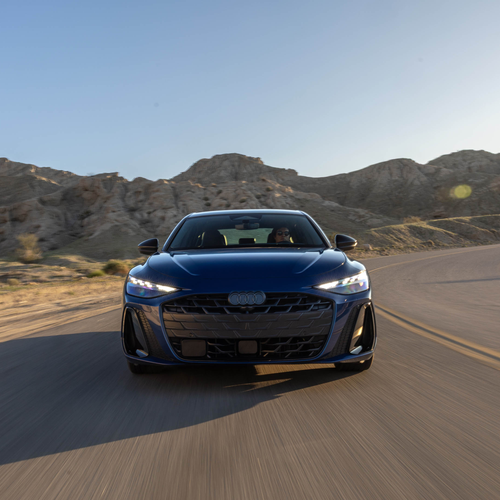 2026 Audi A6 TFSI Sedan C9 Ascari Blue Front View