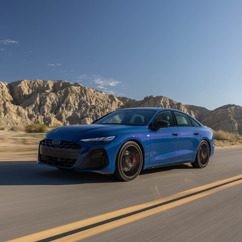 2026 Audi A6 TFSI Sedan C9 Ascari Blue Front View
