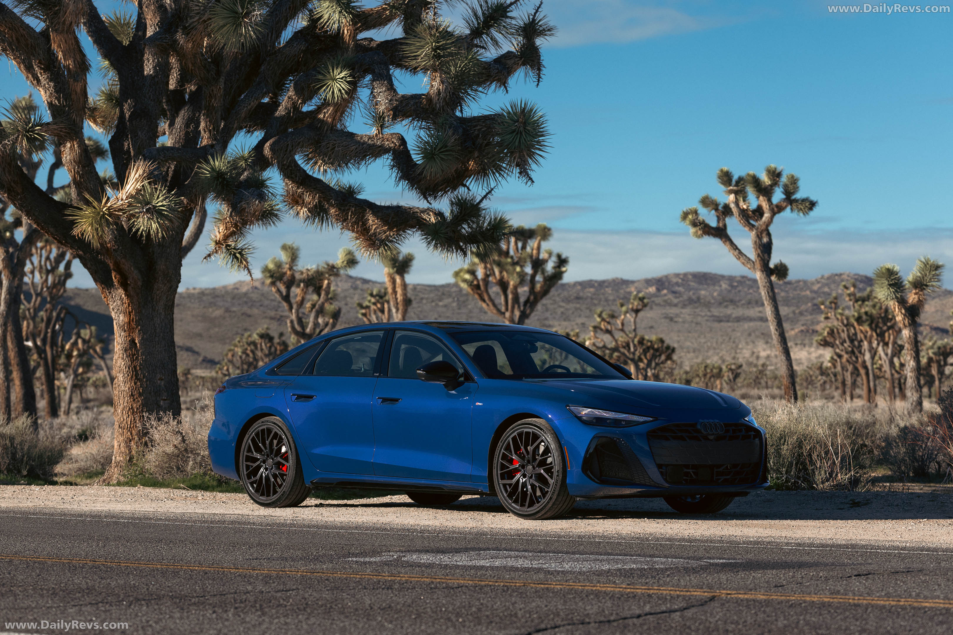 2026 Audi A6 TFSI Sedan C9 Ascari Blue Front View