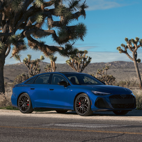 2026 Audi A6 TFSI Sedan C9 Ascari Blue Front View