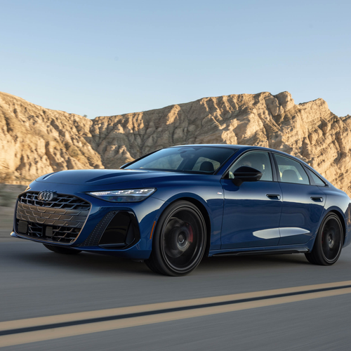 2026 Audi A6 TFSI Sedan C9 Ascari Blue Front View