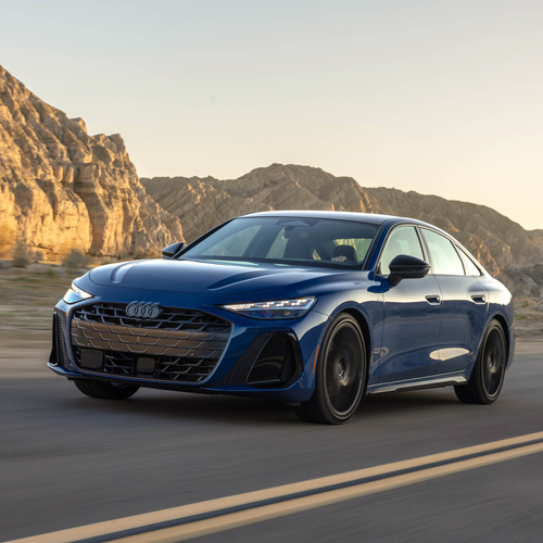 2026 Audi A6 TFSI Sedan C9 Ascari Blue Front View