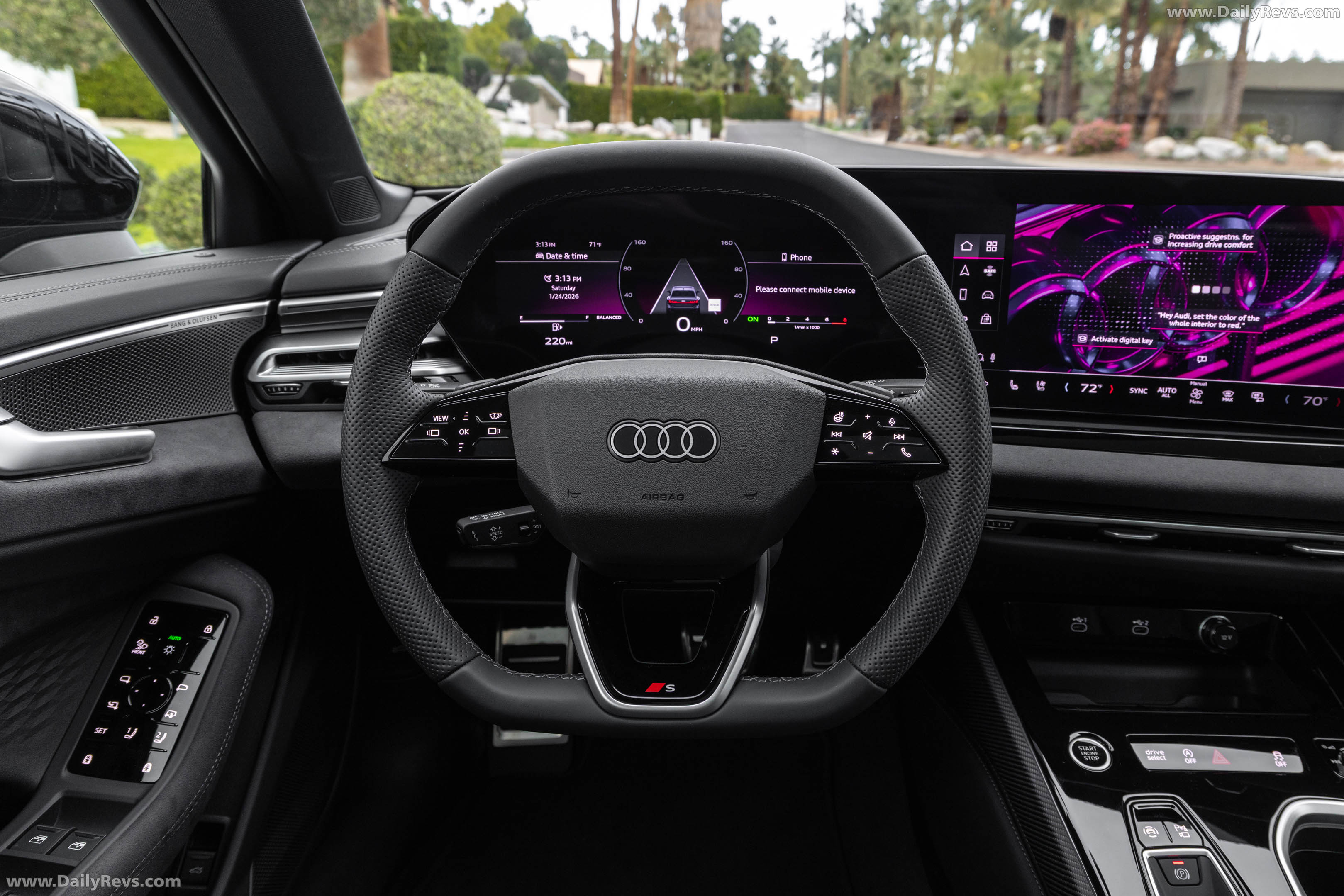 2026 Audi A6 TFSI Sedan C9 Ascari Blue Interior