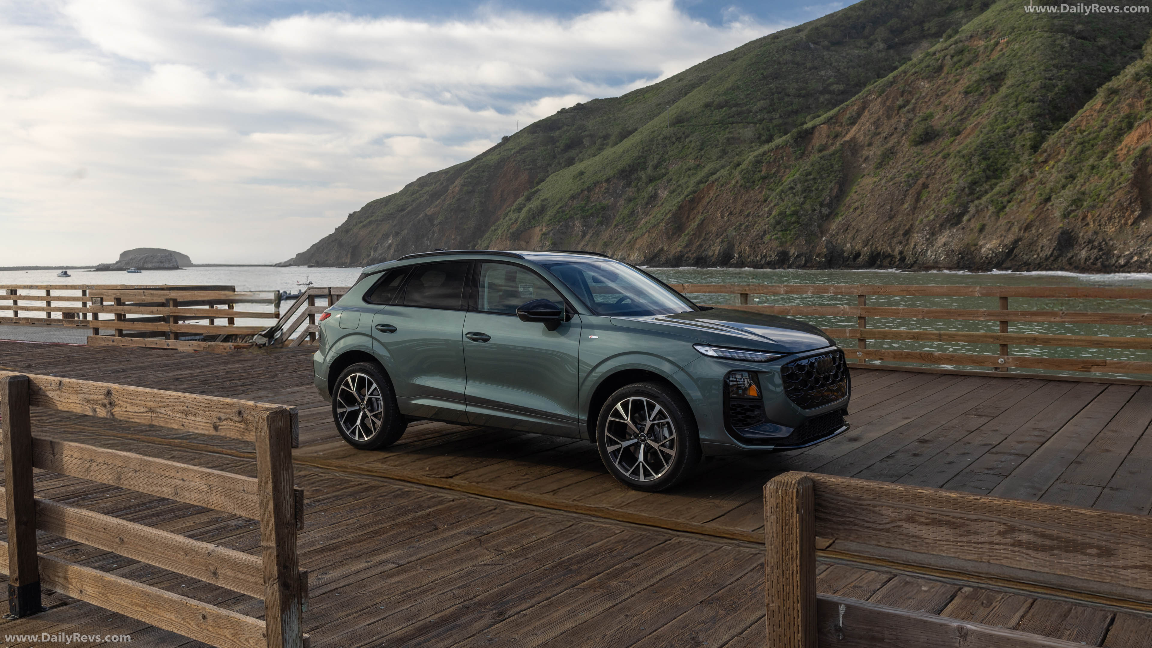 2026 Audi Q3 S-Line F3 Sage Green Front View