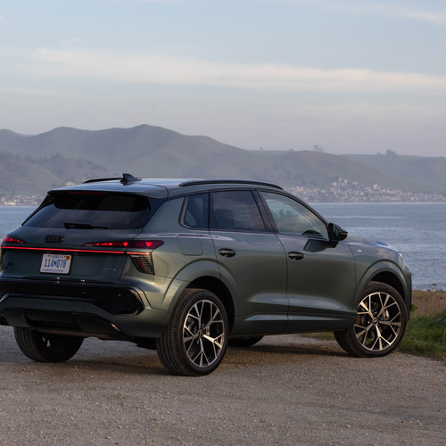 2026 Audi Q3 S-Line F3 Sage Green Rear View