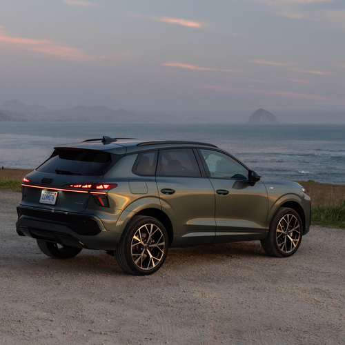 2026 Audi Q3 S-Line F3 Sage Green Rear View