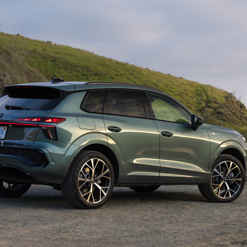 2026 Audi Q3 S-Line F3 Sage Green Rear View