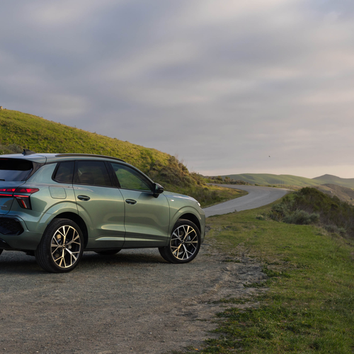 2026 Audi Q3 S-Line F3 Sage Green Rear View