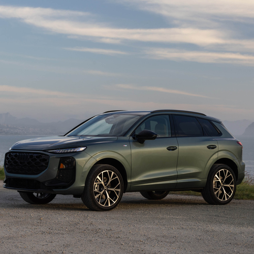 2026 Audi Q3 S-Line F3 Sage Green Side View