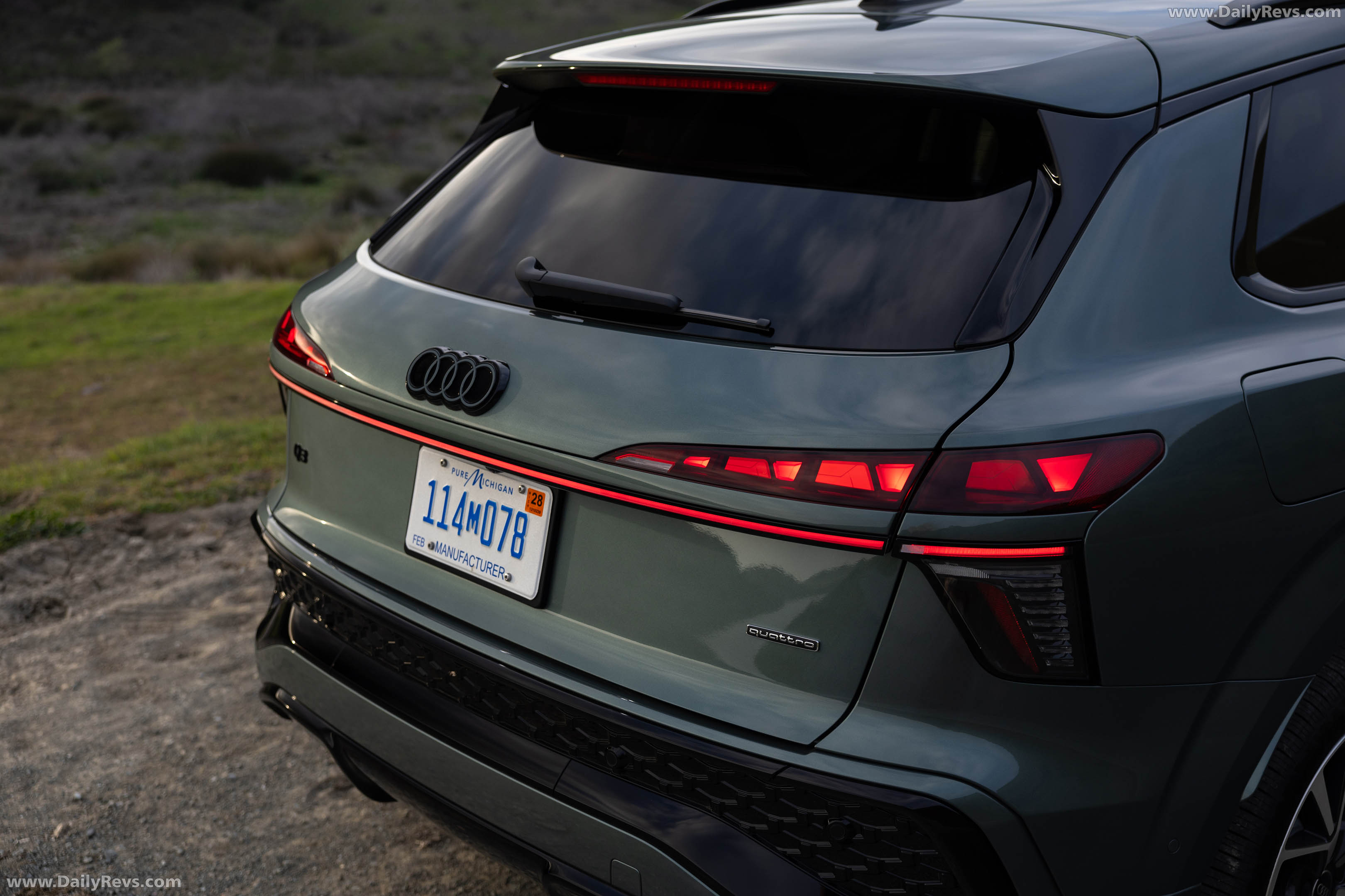 2026 Audi Q3 S-Line F3 Sage Green Exterior