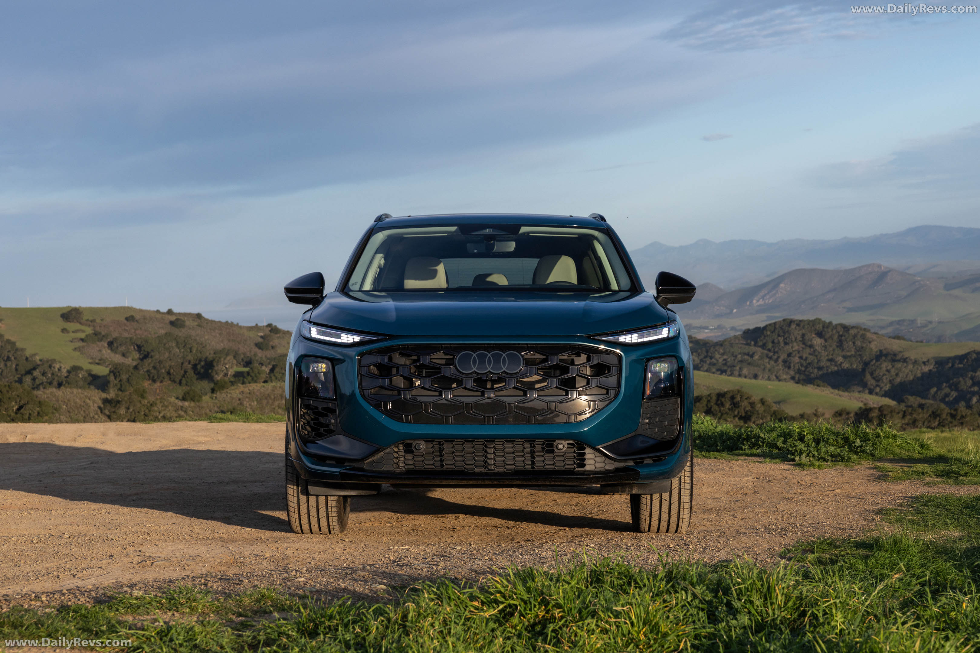 2026 Audi Q3 S-Line F3 Malpelo Blue Front View