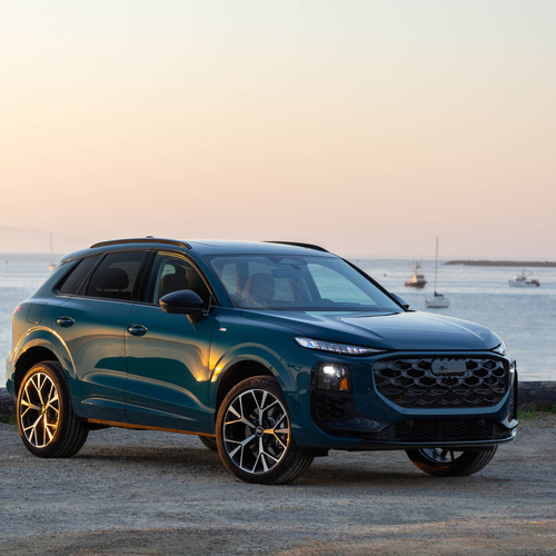 2026 Audi Q3 S-Line F3 Malpelo Blue Front View