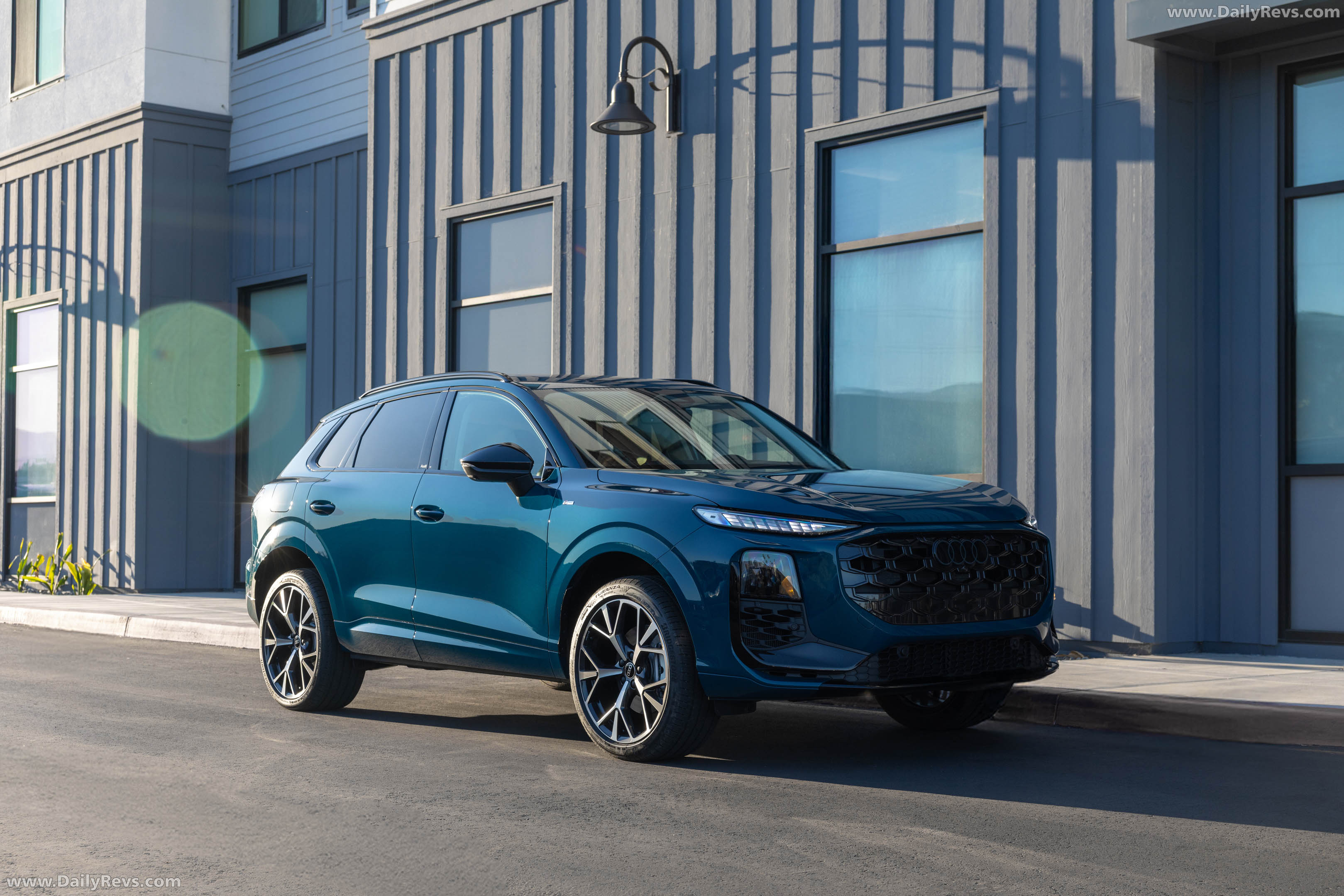 2026 Audi Q3 S-Line F3 Malpelo Blue Front View