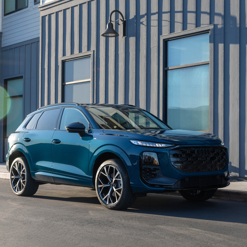 2026 Audi Q3 S-Line F3 Malpelo Blue Front View
