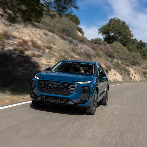 2026 Audi Q3 S-Line F3 Malpelo Blue Front View