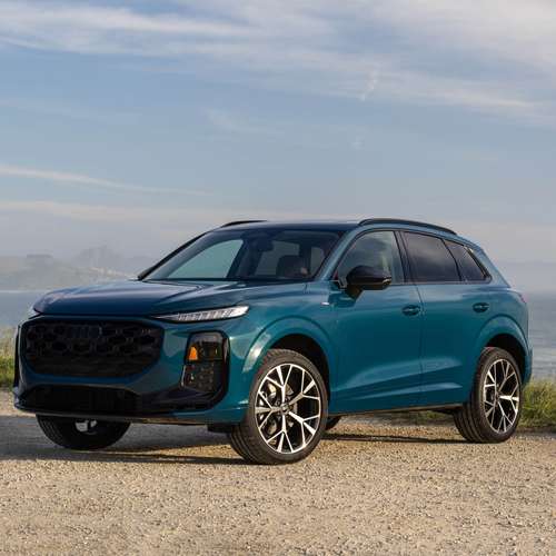 2026 Audi Q3 S-Line F3 Malpelo Blue Front View