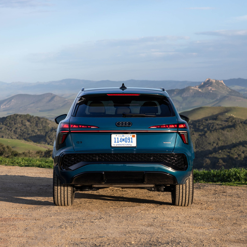 2026 Audi Q3 S-Line F3 Malpelo Blue Rear View