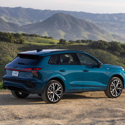 2026 Audi Q3 S-Line F3 Malpelo Blue Rear View