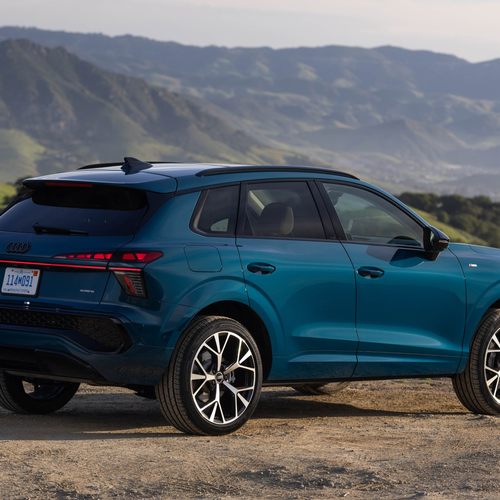 2026 Audi Q3 S-Line F3 Malpelo Blue Rear View