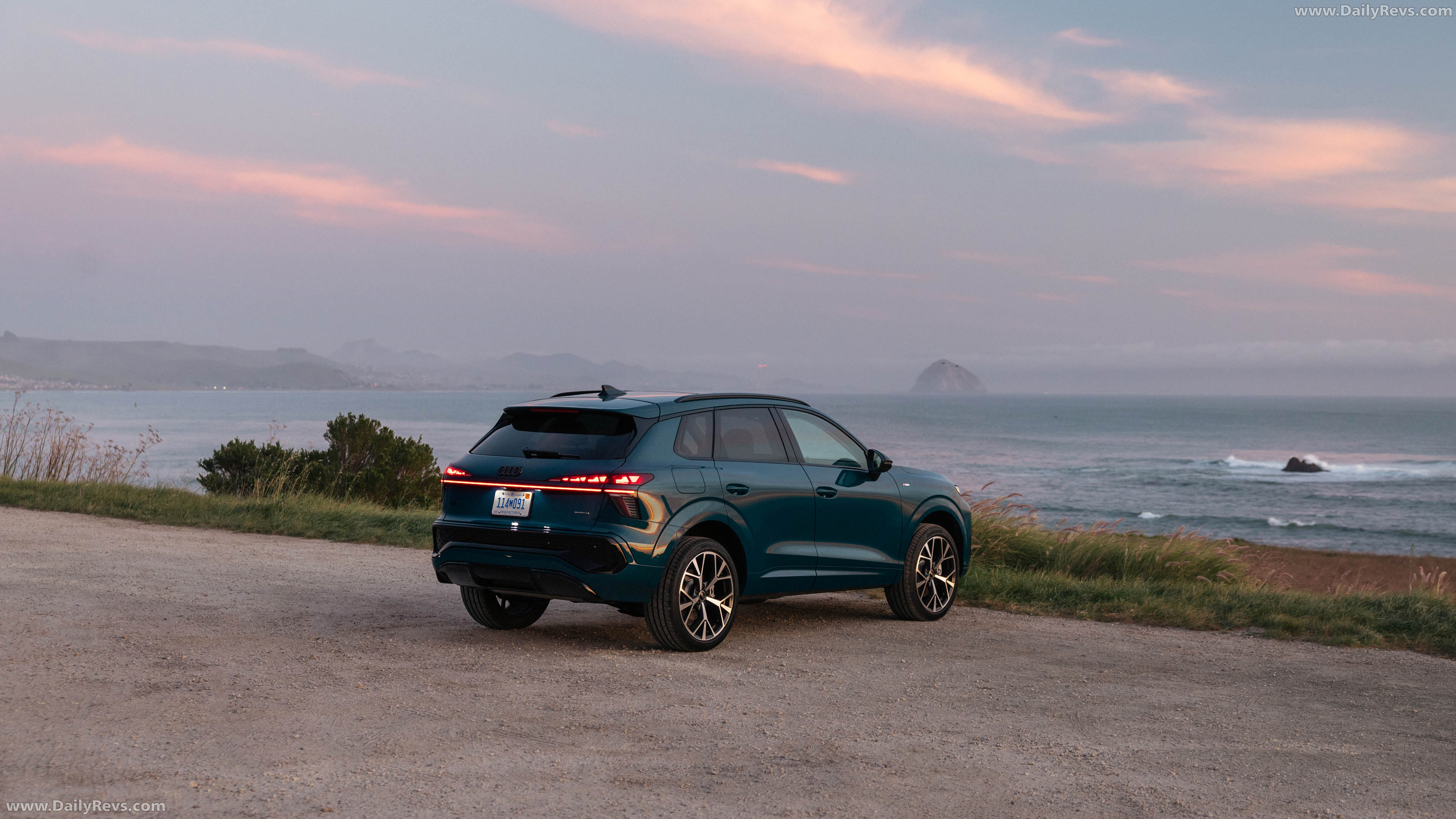 2026 Audi Q3 S-Line F3 Malpelo Blue Rear View