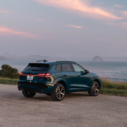 2026 Audi Q3 S-Line F3 Malpelo Blue Rear View