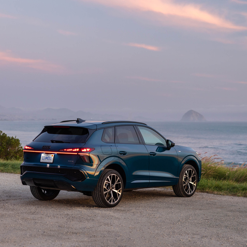 2026 Audi Q3 S-Line F3 Malpelo Blue Rear View