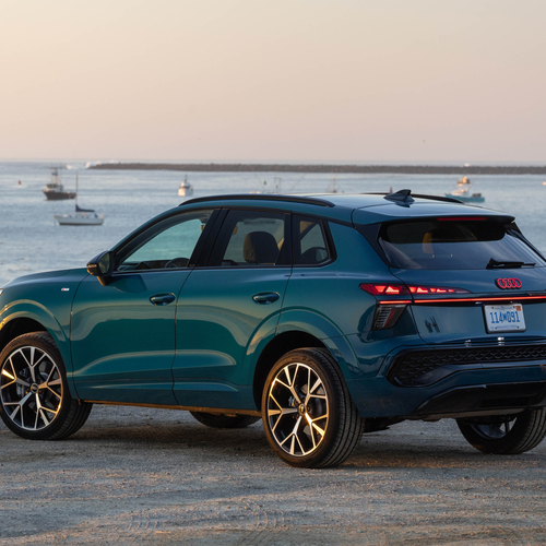 2026 Audi Q3 S-Line F3 Malpelo Blue Rear View
