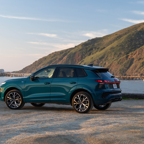 2026 Audi Q3 S-Line F3 Malpelo Blue Rear View