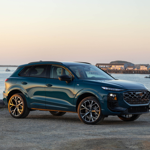 2026 Audi Q3 S-Line F3 Malpelo Blue Side View