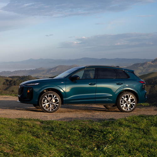 2026 Audi Q3 S-Line F3 Malpelo Blue Side View