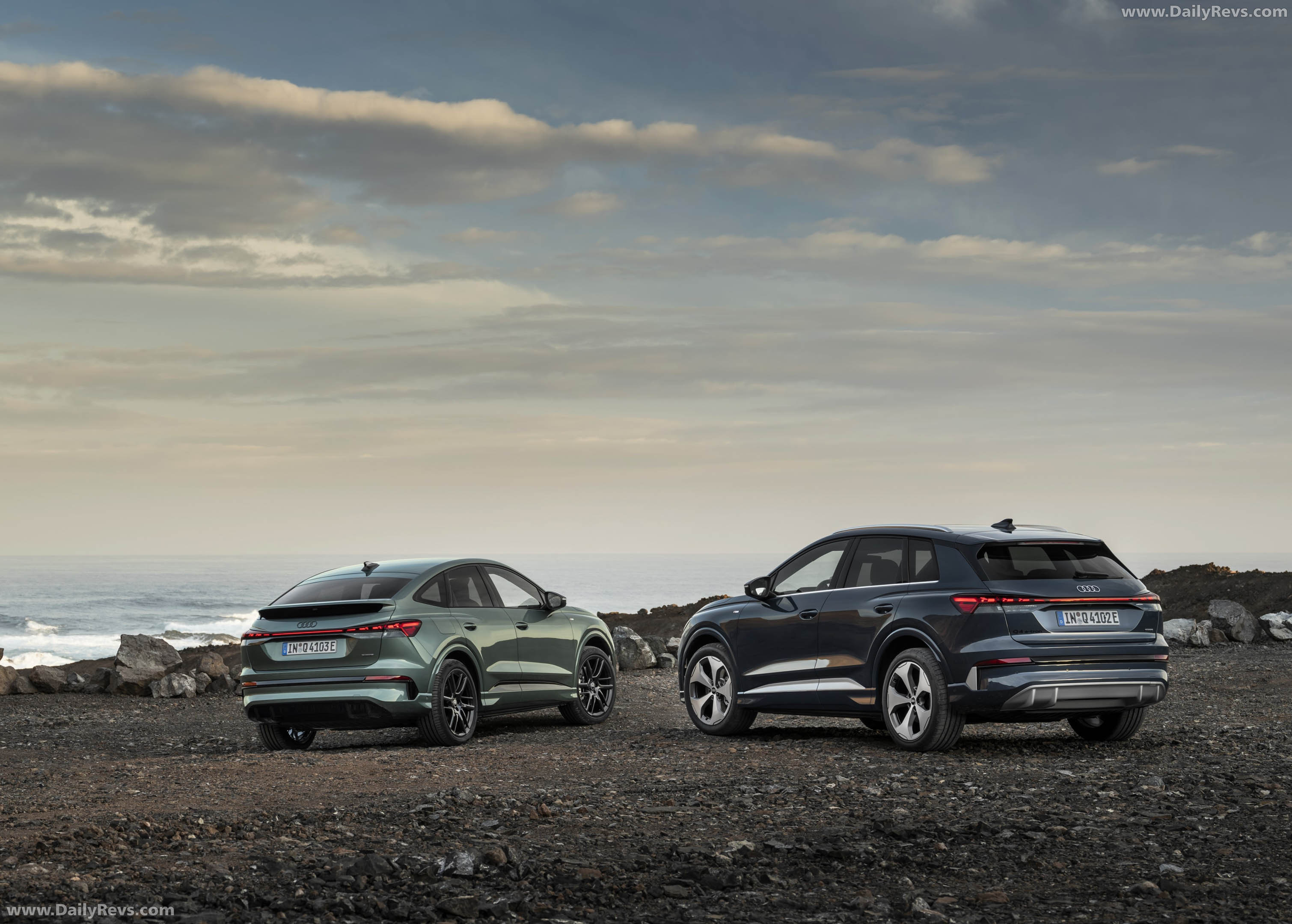 2027 Audi Q4 e tron F4 Rear View