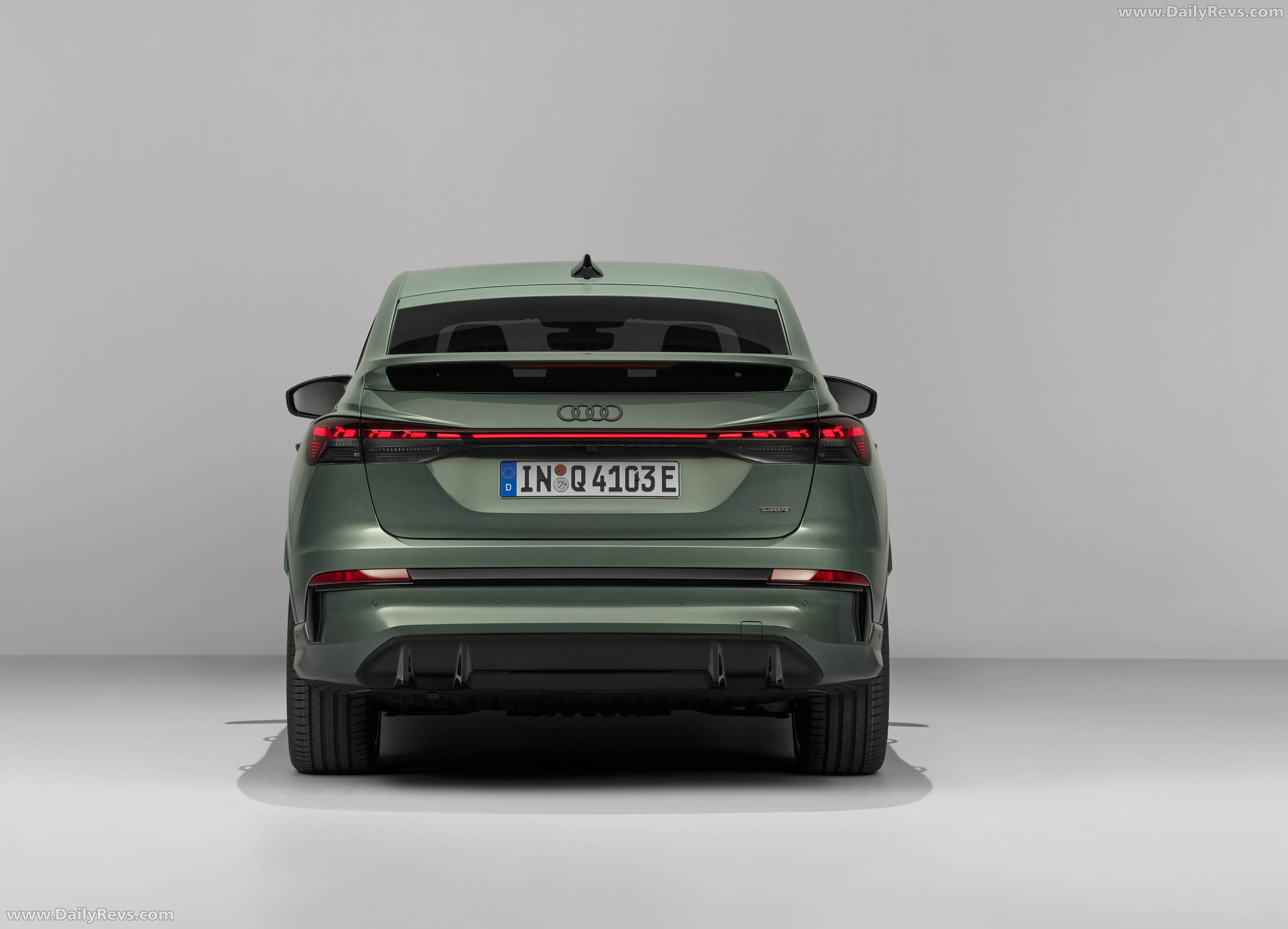 2027 Audi Q4 e-tron Sportback F4 Rear View
