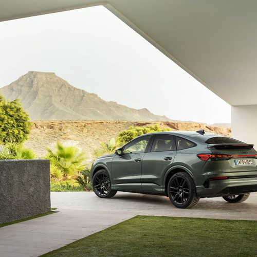 2027 Audi Q4 e-tron Sportback F4 Rear View