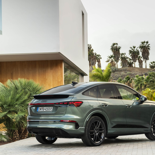 2027 Audi Q4 e-tron Sportback F4 Rear View