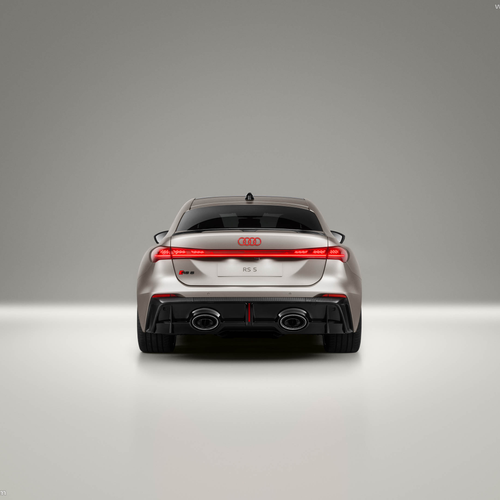 2027 Audi RS 5 Sedan Hot-Lap Car B10 Rear View