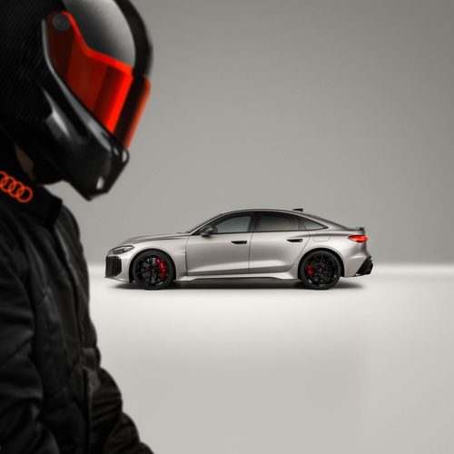 2027 Audi RS 5 Sedan Hot-Lap Car B10 Side View