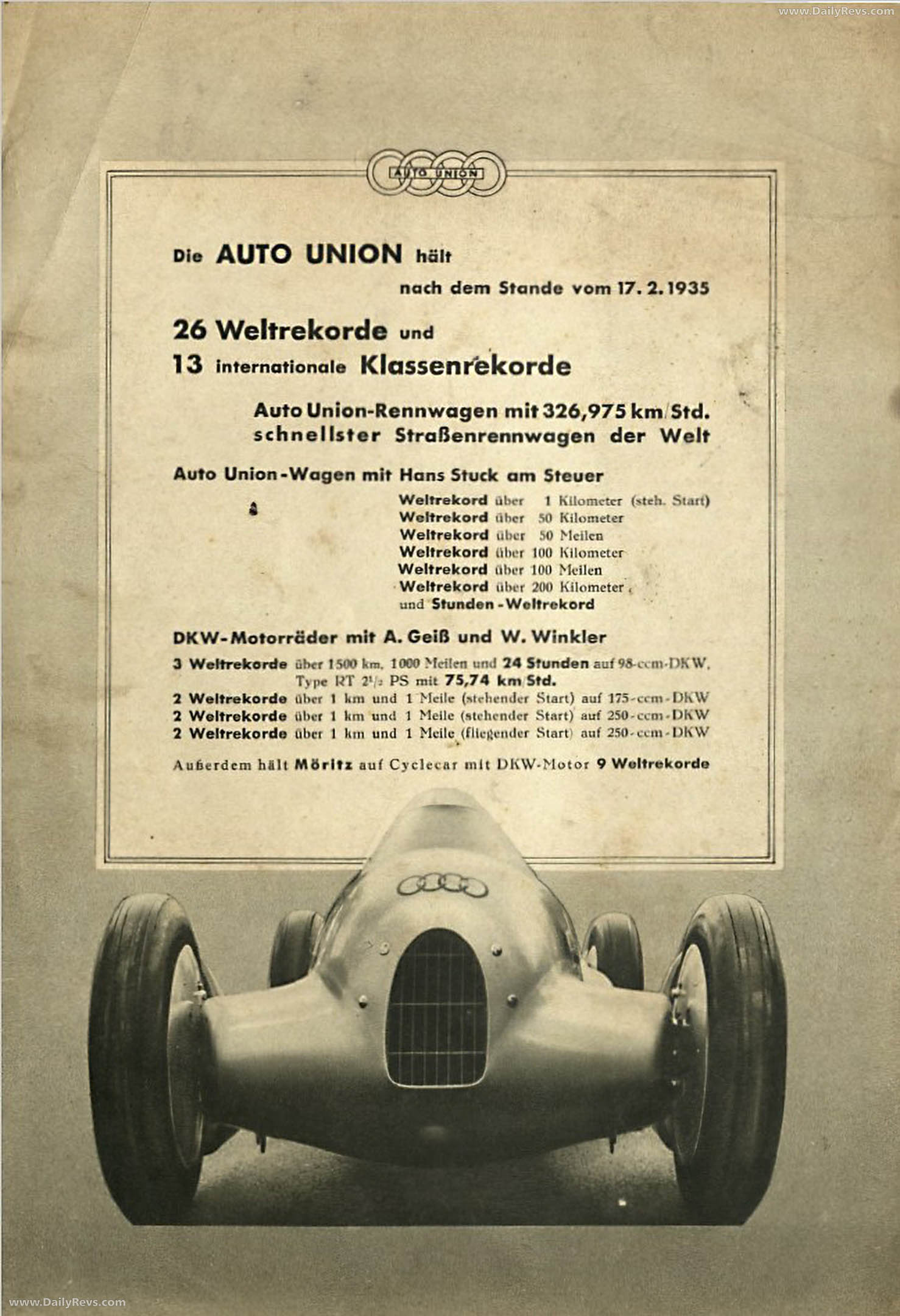 2026 Audi Auto Union Lucca Front View