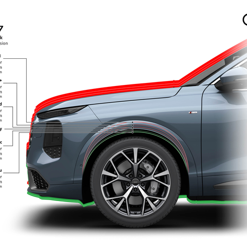 2027 Audi Q7 4M Sketches