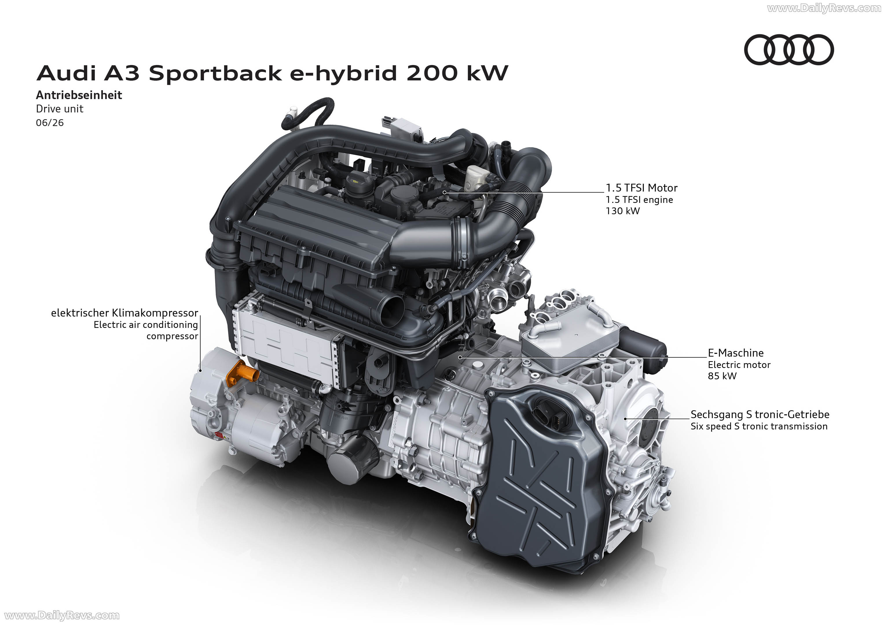 2027 Audi A3 Sportback e-hybrid 8Y Engine