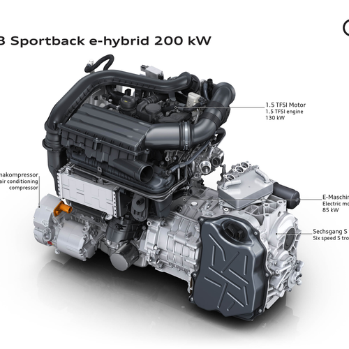 2027 Audi A3 Sportback e-hybrid 8Y Engine