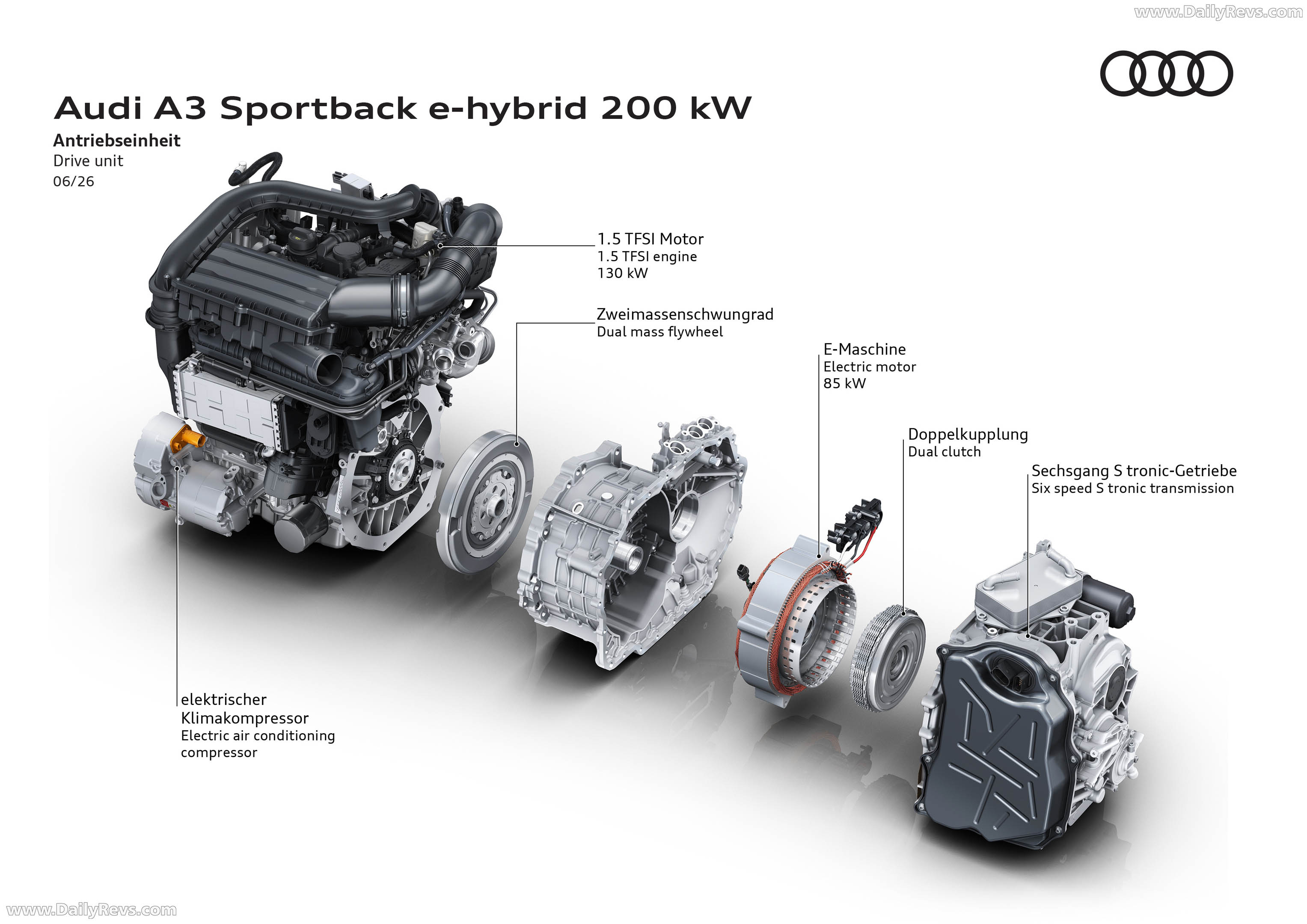 2027 Audi A3 Sportback e-hybrid 8Y Engine