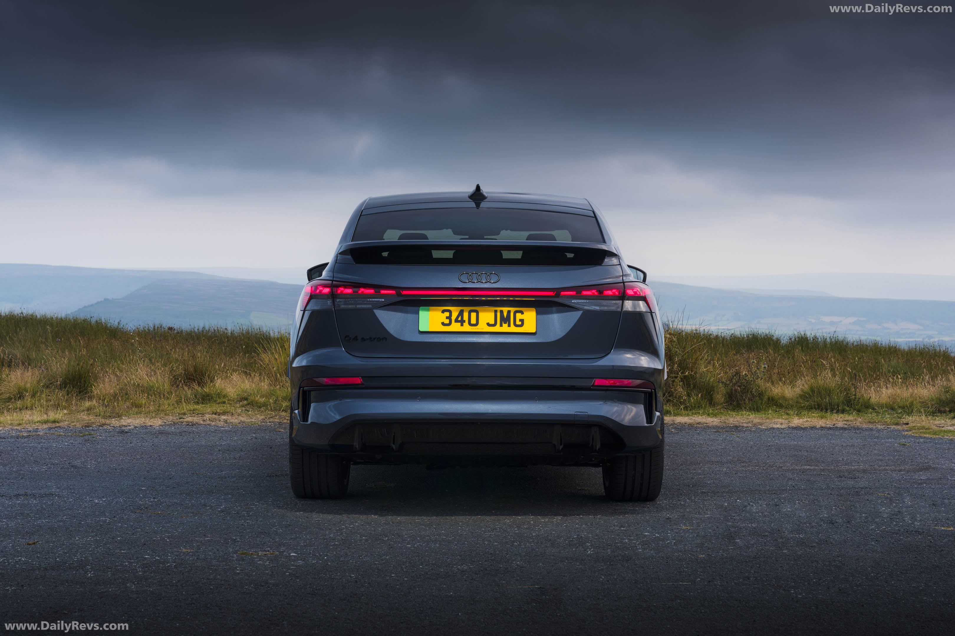 2027 Audi Q4 e-tron Sportback F4 UK Version Rear View