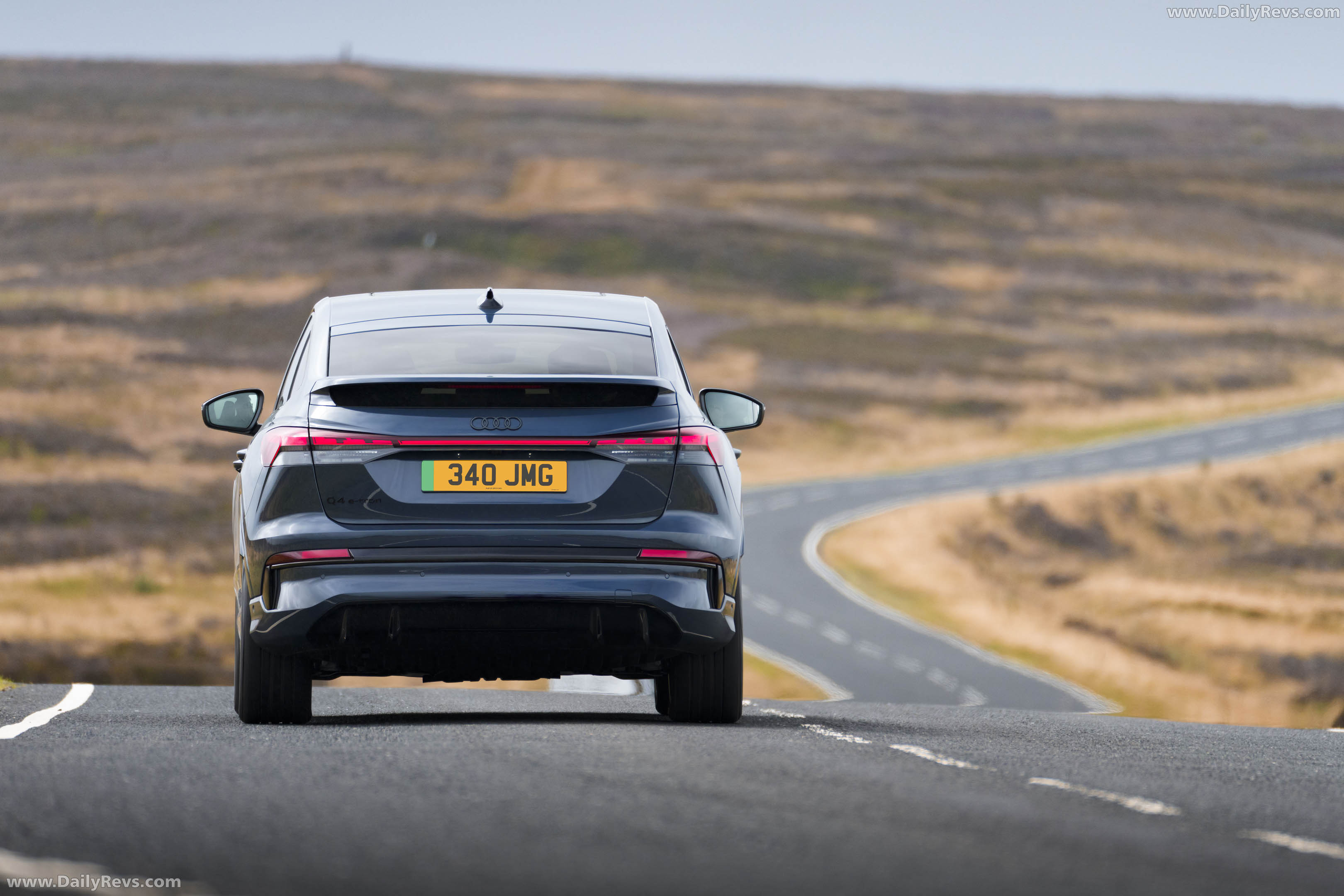 2027 Audi Q4 e-tron Sportback F4 UK Version Rear View