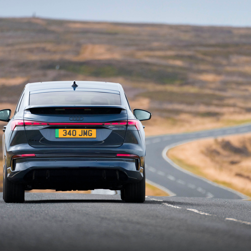 2027 Audi Q4 e-tron Sportback F4 UK Version Rear View